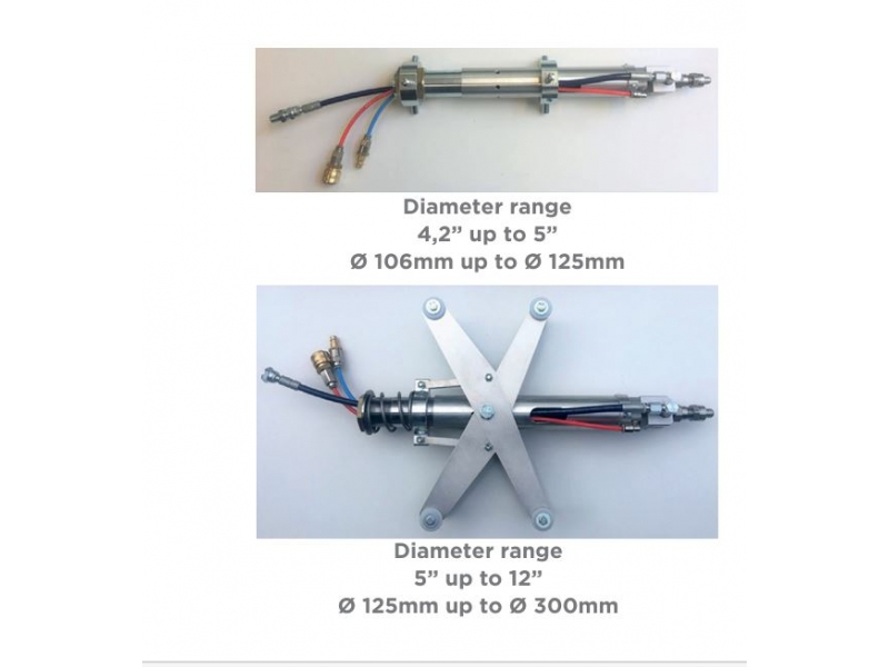 EnduraSPRAY ESPC-80/300 Quick Stop Internal Pipe  Coater